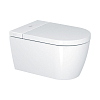 Duravit SensoWash Унитаз подвесной, безободковый, с сиденьем Sensowash, инсталляцией и клавишей, покрытие Hygieneglaze, цвет: белый
