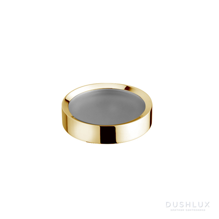 Фото Fantini Young Мыльница, настольная, цвет: Matt British Gold PVD