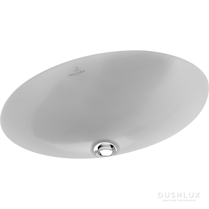 Фото Villeroy&Boch Loop&Friends Раковина 66х47х23см., без отв., под столешницу, с переливом, с антигрязевым покрытием CeramicPlus, цвет: альпийский белый
