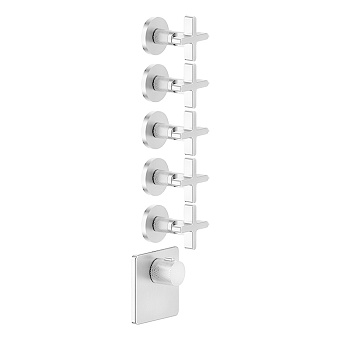 Gessi Inciso Смеситель для душа, встраиваемый, термостатический, цвет: хром