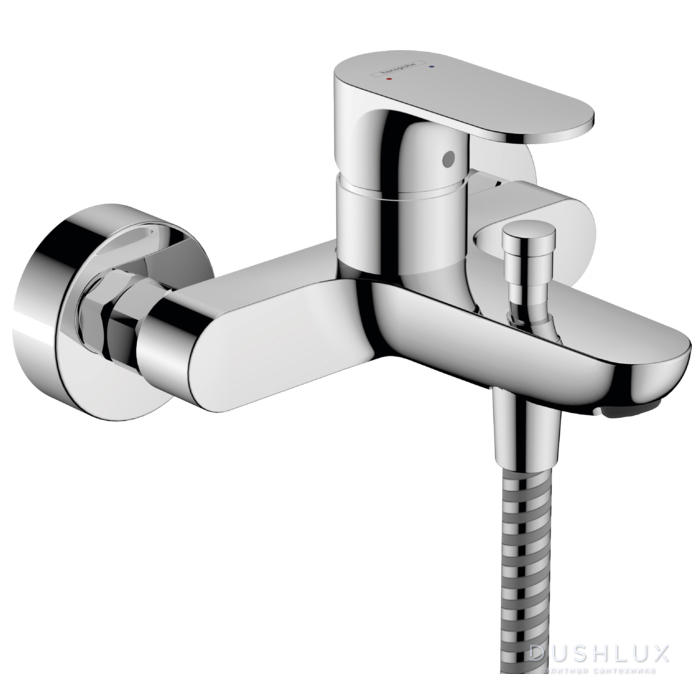 Фото Hansgrohe Rebris S Смеситель для ванны, настенный, цвет: хром