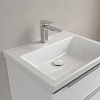 Villeroy&Boch Subway 3.0 Раковина 60х47х16.5см., 1 отв., подвесная, с антигрязевым покрытием CeramicPlus, без перелива, цвет: альпийский белый