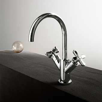 Fantini Icona Classic Смеситель для раковины, 1 отверстие, цвет: хром