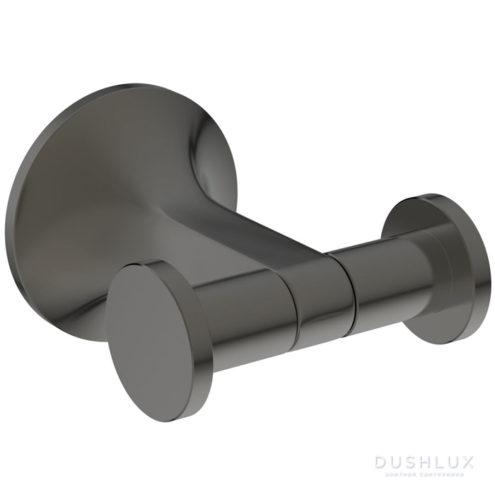 Фото Ideal Standard La Dolce Vita Двойной крючок, настенный, цвет: PVD Magnetic Grey