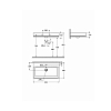 Grohe Cube Раковина 80 см, 1 отв., накладная, цвет: белый