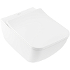 Villeroy&Boch Venticello, Унитаз подвесной, горизонтальный выпуск, 37.5x 56см, цвет: белый