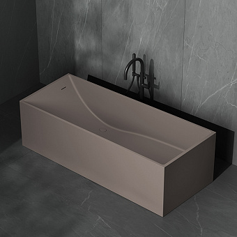 DEA DESIGN Modern Ванна 1800x760хh580 мм отдельностоящая, цвет grey brown