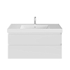 Kerama Marazzi Cubo Тумба 97.8х47х47.5см., подвесная, с ящиками, цвет: белый матовый