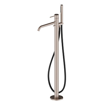 Newform XT Смеситель для ванны, напольный, с ручным душем, цвет: copper glossy