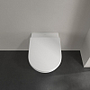 Villeroy&Boch Subway 3 Унитаз 37х56х36см., подвесной, безободковый, SoftClosing, цвет: альпийский белый