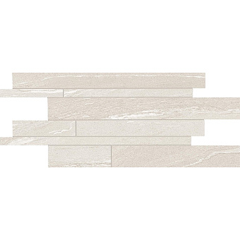 Ergon Stone Talk Керамогранит 60x30x0.95см, универсальная, неглазурованный, цвет: Listelli Sfalsati Martellata White naturale