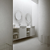 Laufen Kartell Зеркало круглое d=78см, настенное, со скрытой подсветкой, цвет: прозрачный кристал