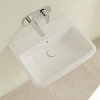 Villeroy&Boch O.novo раковина 60x46x17.5см., без отв., подвесная, с переливом, цвет: альпийский белый
