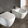Villeroy&Boch Subway 2.0 Биде подвесное 56x37см., 1 отв., с переливом, цвет: альпийский белый