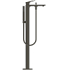 Ideal Standard La Dolce Vita Смеситель для ванны, напольный, ручной душ Stick, шланг для душа Idealflex 125см., для монтажа с A6133NU, цвет: PVD Magnetic Grey