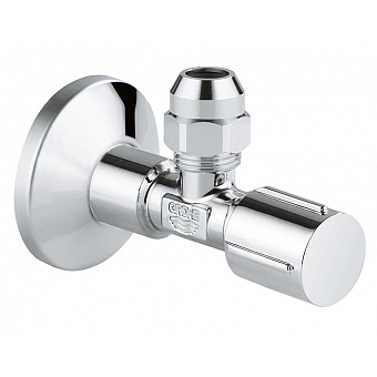 Grohe WAS, Угловой вентиль комбинированный 1/2″-3/8″, цвет: хром
