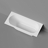 Salini Lofo Kit Ванна 179x79.1x61см, встраиваемая, Solid Surface, с донным клапаном, сифоном, ножками, слив-переливом, цвет: белый матовый
