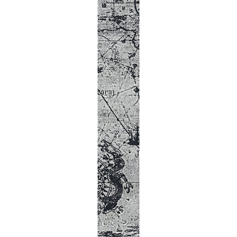 Sicis Vetrite Стеклянная плитка 9.8х59.3см, универсальная, стекло, цвет: atlas black per-grey