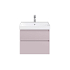 Kerama Marazzi Cubo Тумба подвесная 60см, с ящиками, цвет: мальва матовая