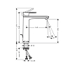Hansgrohe Vernis Blend Смеситель для раковины 230, на 1 отв, с донным клапаном, излив 169мм, h190мм, цвет: хром