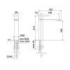 Treemme 3.6mm Смеситель для раковины, 1 отв., цвет: нержавеющая сталь