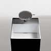 Laufen Kartell Раковина 37.5х43.5х90 см, 1 отв., напольная, без перелива, цвет: черный глянцевый