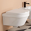 Villeroy&Boch Architectura Комплект Унитаз-подвесной 37х53х33см., сиденье с функцией QuickRelease, Softclose, цвет: альпийский белый