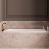 Salini Lofo Kit Ванна 168.8x74.2x59см, встраиваемая, Solid Surface, с донным клапаном, сифоном, ножками, слив-переливом, цвет: белый матовый