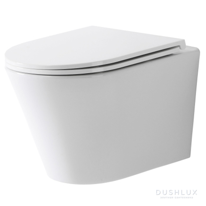 Фото TECEspring K Комплект: унитаз подвесной Kompakt, безободковый, со смывом Torando flush, сиденье Slim с микролифтом и быстрым снятием, цвет: белый