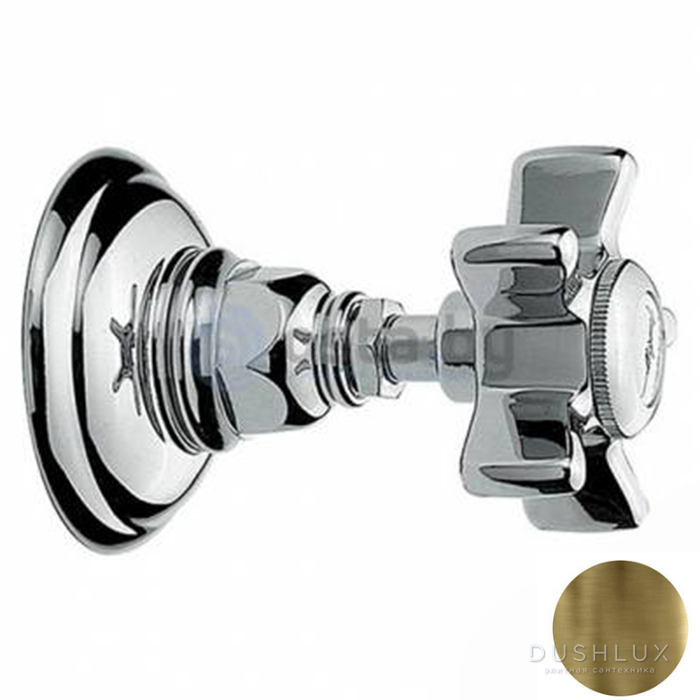 Фото Nicolazzi Termostatico Запорный вентиль 3/4”, цвет: Bronze Plated