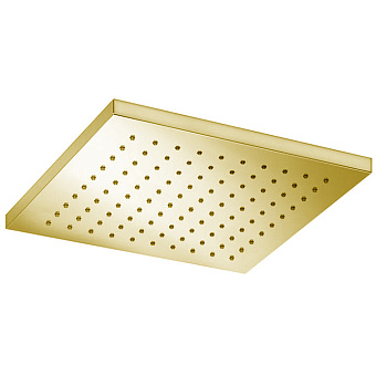 Almar Верхний душ 25x25см., потолочный, 1 режим, цвет: золото PVD