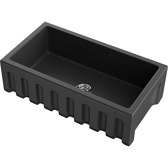 Omoikiri Mikura 83 Кухонная мойка 84x25,4x46см.,встраиваемая, цвет: черный