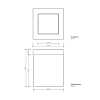 Decor Walther DW 1130 Корзина для бумаги 12x12x15см, с крышкой, цвет: сталь матовая