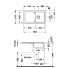 Duravit Cassia Кухонная мойка 86x51 см, встраиваемая, цвет: бежевая