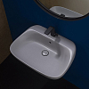 Flaminia Fluo Раковина 70x49xh20см., подвесная, с 1 отв., цвет: cenere