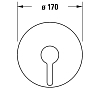 Duravit C.1 Смеситель для душа, встраиваемый, цвет: хром