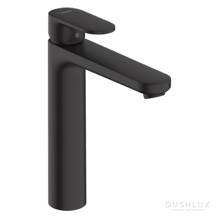 Фото Hansgrohe Vernis Blend Смеситель для раковины, на 1 отв., излив: 16.9см., цвет: черный матовый