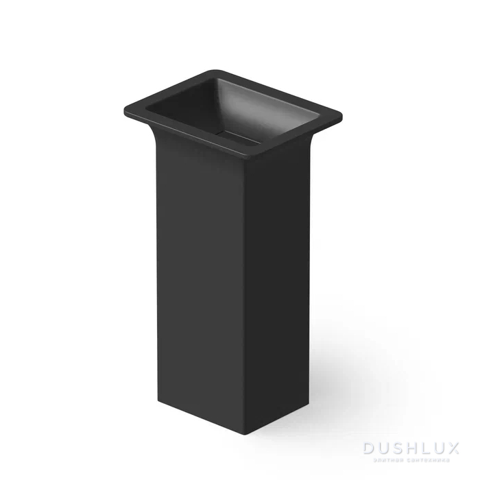 Фото Dea Design Pedestal Basin Раковина 50x40x90см., напольная, без отв., Solid Surface, цвет: Black №16