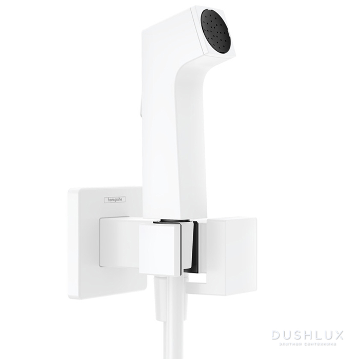 Фото Hansgrohe Гигиенический душ, 1 jet, EcoSmart, цвет: белый матовый