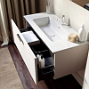 Verona Style Dune Тумба подвесная с раковиной 100х45см, 1 выдв. ящик, цвет: M31 Linen matt (льняной матовый)