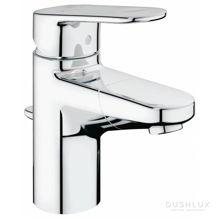 Фото Grohe Europlus II Смеситель для раковиныс, на 1 отв., низкий, с донным клапаном, цвет: хром