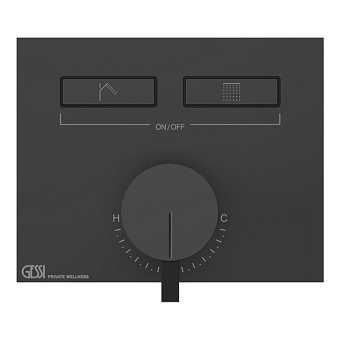 Gessi Hi-Fi Смеситель для душа, с включением до 2 источников одновременно, цвет: Black XL