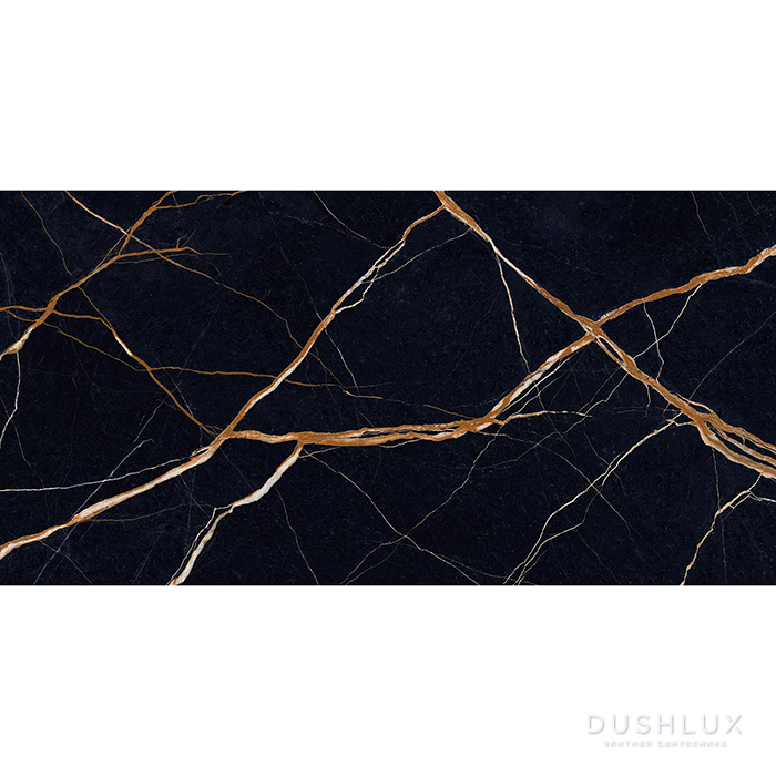 Фото Provenza Unique Marble Керамогранит 120x60x0.95см, глазурованный, универсальная, цвет: Sahara Noir Lappato