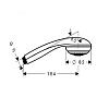 Hansgrohe Crometta 85 Mono Ручной душ, 1jet, G1/2, цвет: хром