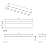 Decor Walther Box 1-40 N LED Светильник на зеркало 40x10x5см, светодиодный, 1x LED 20.6W, цвет: розовое золото