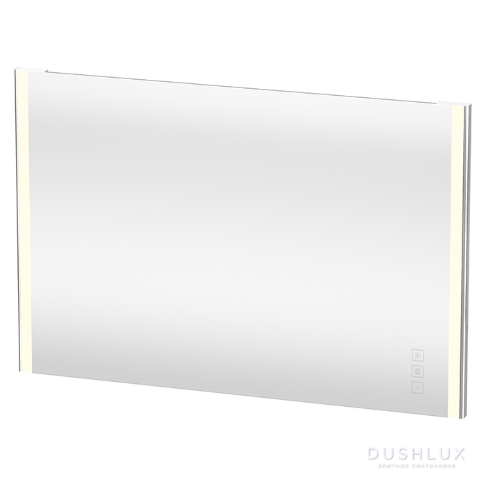 Фото Duravit Xsquare Зеркало 120x3.3xh80см с LED подсветкой, подогревом, диммером