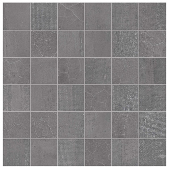 Provenza Gesso Керамогранит 30x30x0.95см, глазурованный, универсальная, цвет: Mosaico Black Velvet