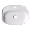 Alice Form Oval Раковина 60x45х12см., накладная, 1 отв., цвет: белый глянцевый
