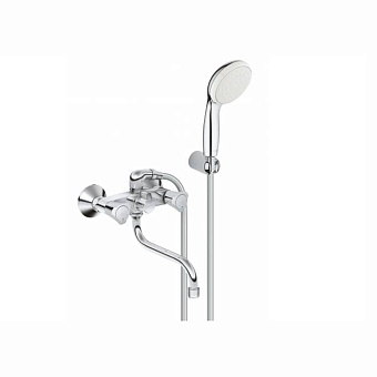 Grohe Costa Смеситель для ванны с душевым гарнитуром, цвет: хром