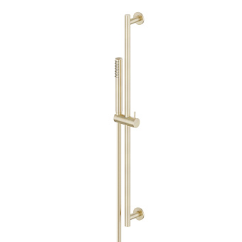 Newform X-Steel 316 Душевой гарнитур: штанга, ручной душ, шланг 150см., цвет: PVD brushed gold
